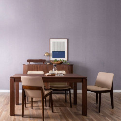 Framework Upholstered Dining Chair, W48, Black [ Display x2 ]